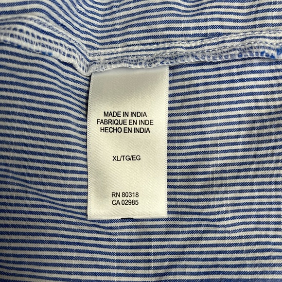 Lucky Brand Size:XL Top  Long Sleeve Button Down 100% Cotton - Picture 8 of 11